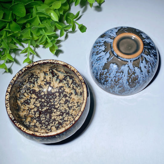 3.0" Ceramic Cup Crystal Healing Bulk Wholesale