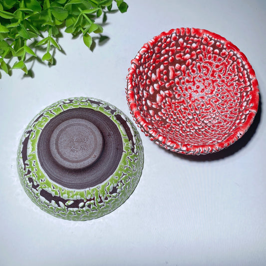 3.7" Ceramic Cup Crystal Healing Bulk Wholesale