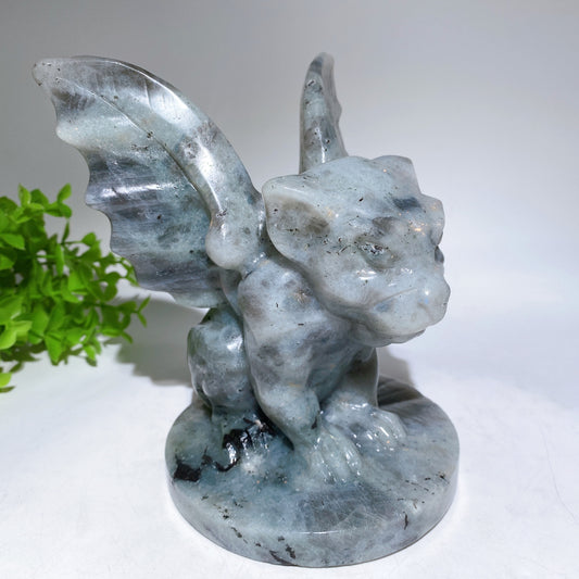 6.5" Labradorite Gargoyle Crystal Healing Carving Bulk Wholesale