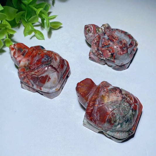 1.9" Jade Turtle Carvings Crystal Healing Bulk Wholesale
