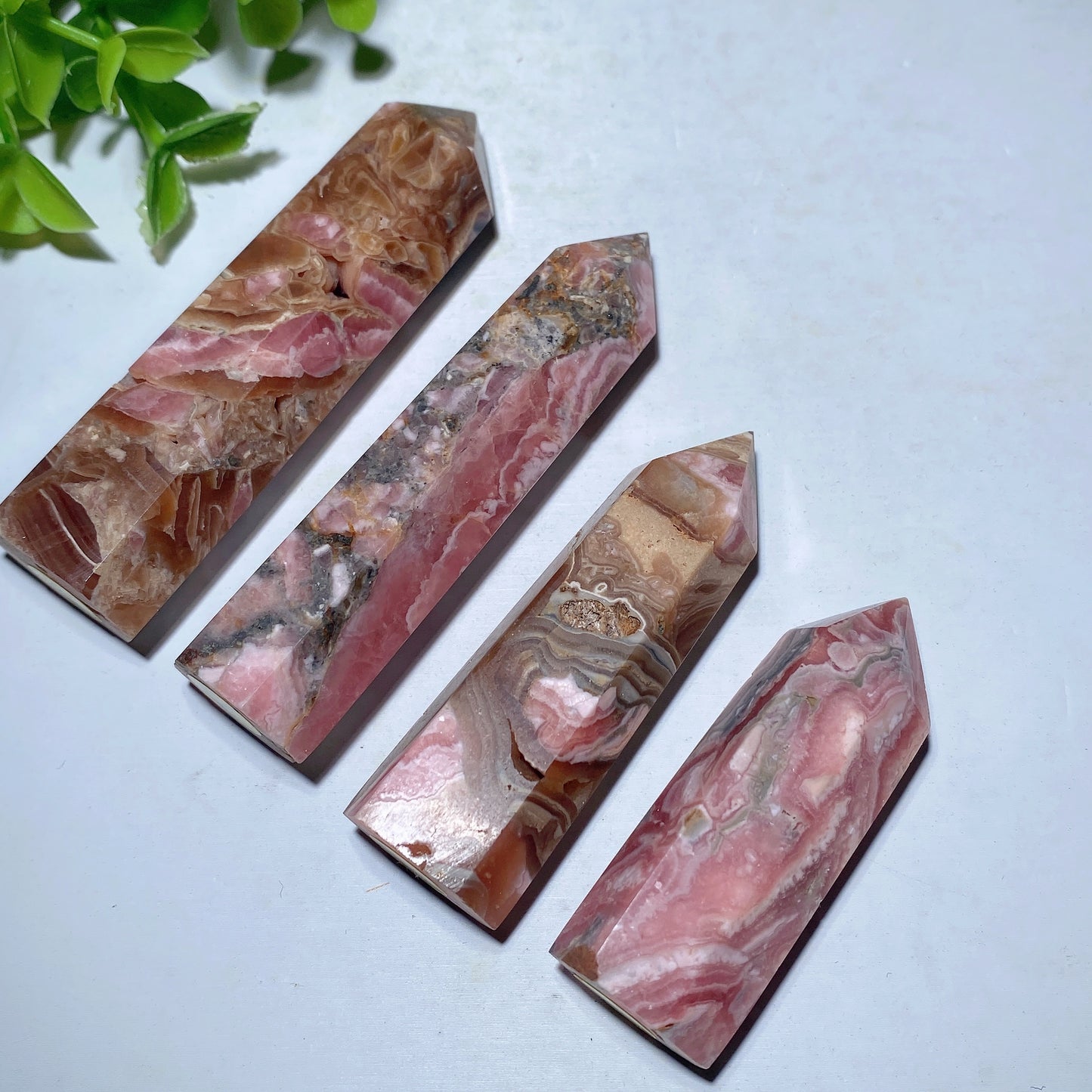 2.0"-3.5" Chocolate Rhodocroshite Point Crystal Healing Bulk Wholesale