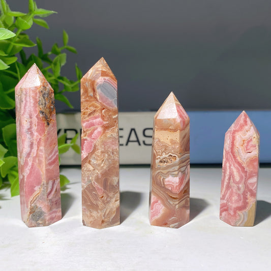 2.0"-3.5" Chocolate Rhodocroshite Point Crystal Healing Bulk Wholesale