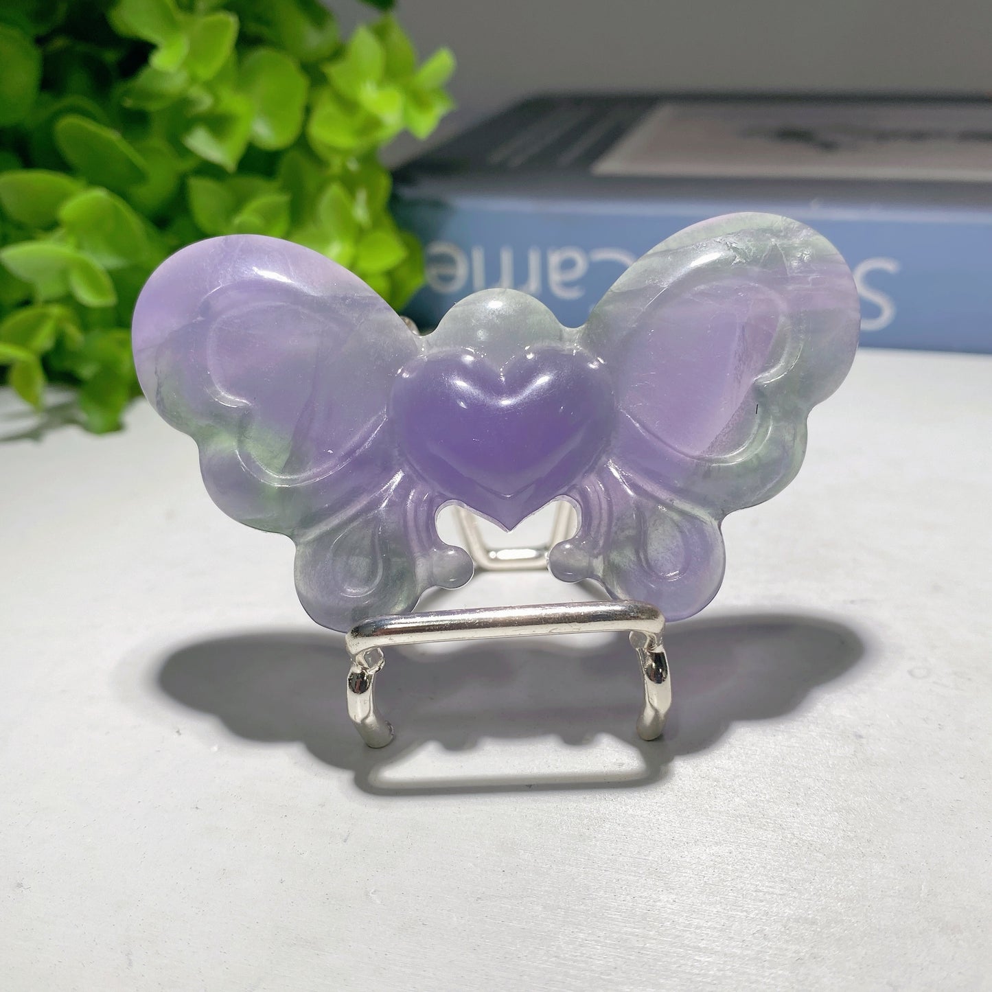 2.7"-3.0" Fluorite Butterfly Carvings Crystal Healing Bulk Wholesale