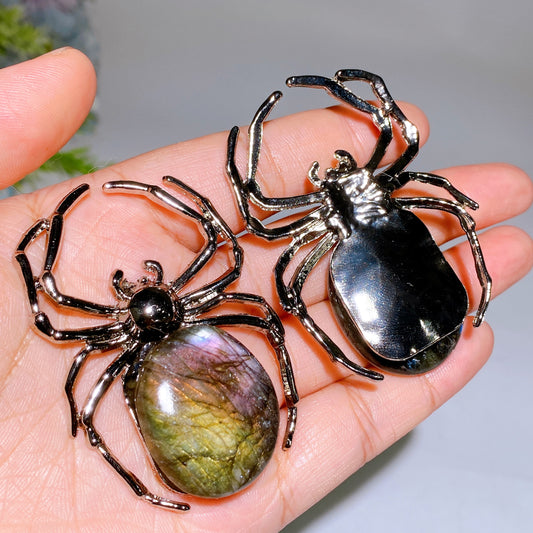 2.4" Labradorite Spider Free Form Crystal Healing Bulk Wholesale