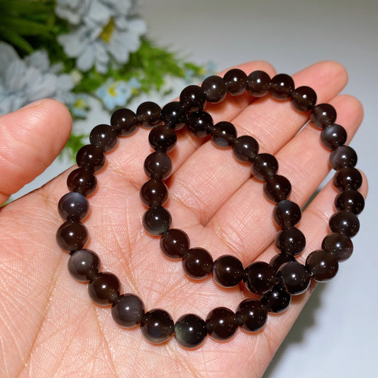 8mm Ice Obsidian Bracelet Crystal Healing Bulk Wholesale