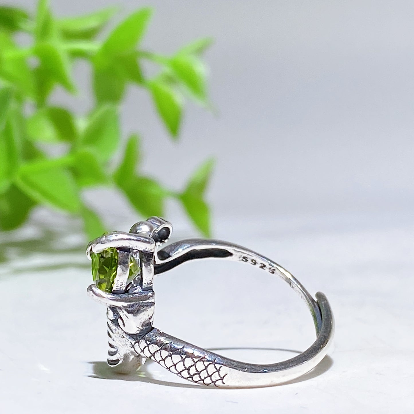S925 Silver Crystal Ring Crystal Healing Bulk Wholesale