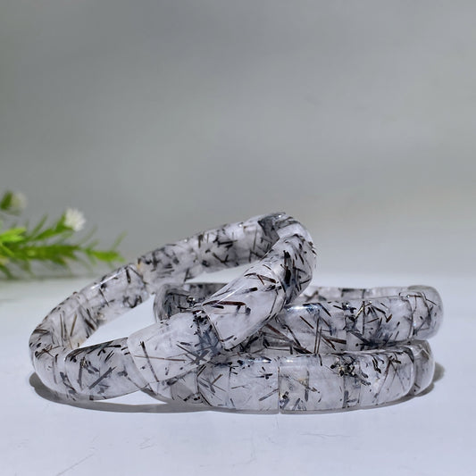 Black Tourmaline Bangle Crystal Healing Bulk Wholesale