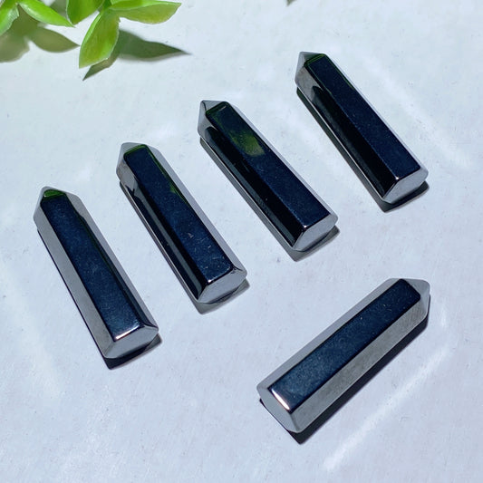 1.25" Mini Hematite Point Crystal Healing Bulk Wholesale