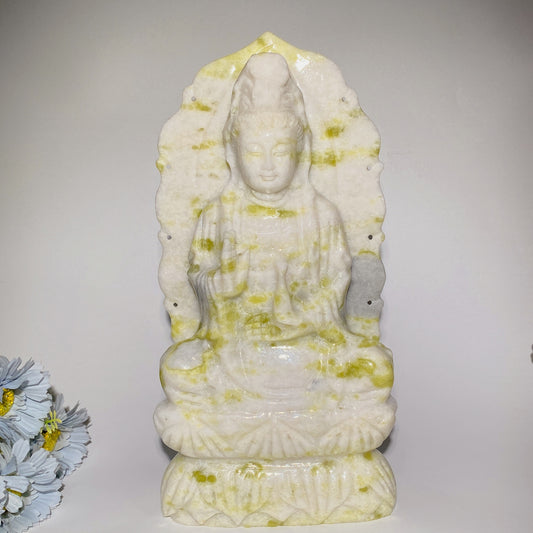 15-35cm Jade Guanyin Carvings Crystal Healing Bulk Wholesale