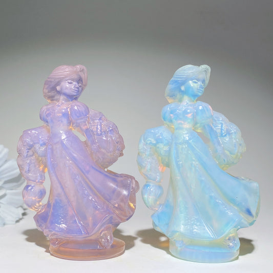 3.3" Opalite Rapunzel Carvings Crystal Healing Bulk Wholesale