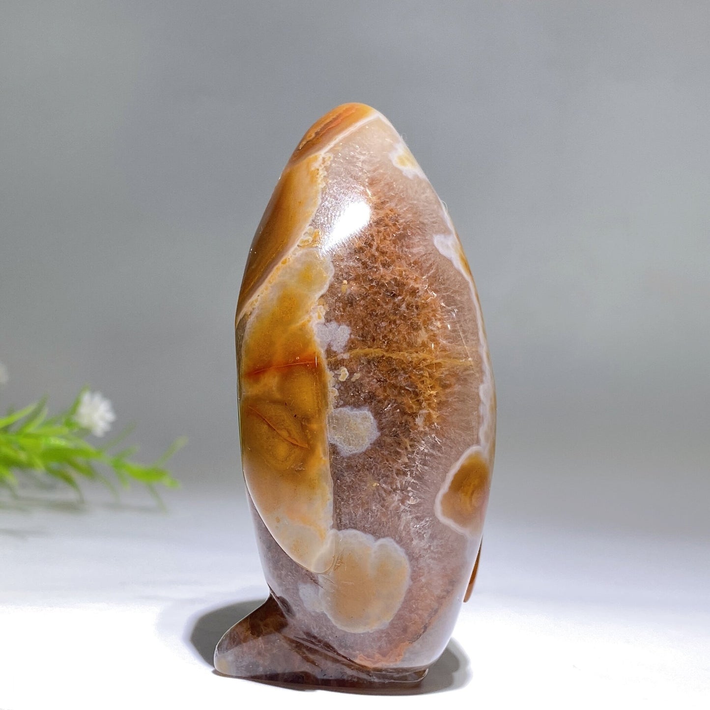 3.2" Unique Druzy Agate in Quartz Penguin Carving Crystal Healing Bulk Wholesale