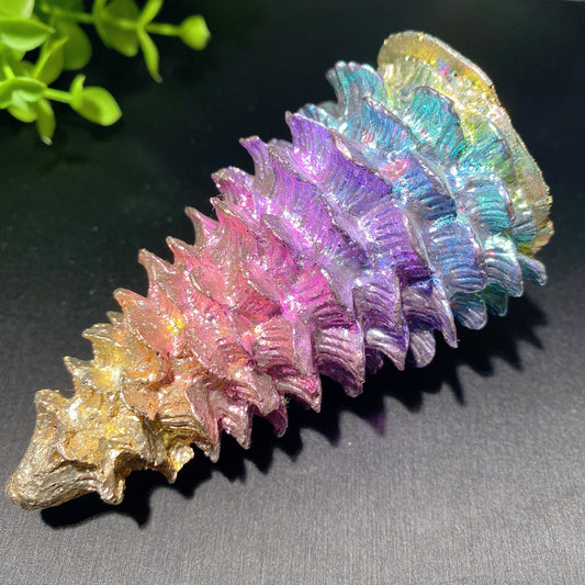 3.8" Bismuth Christmas Tree Carvings Crystal Healing Bulk Wholesale