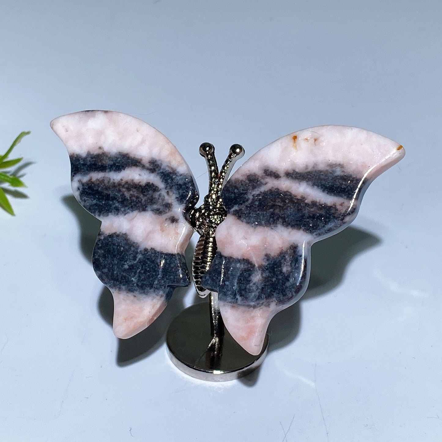 Crystal Butterfly with Fixed Metal Stand Crystal Healing Bulk Wholesale