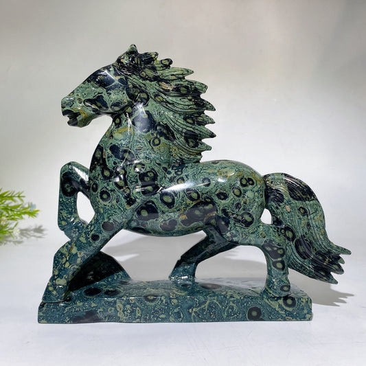 22cm Large Unqiue Kambaba Horse Carving Crystal Healing Bulk Wholesale