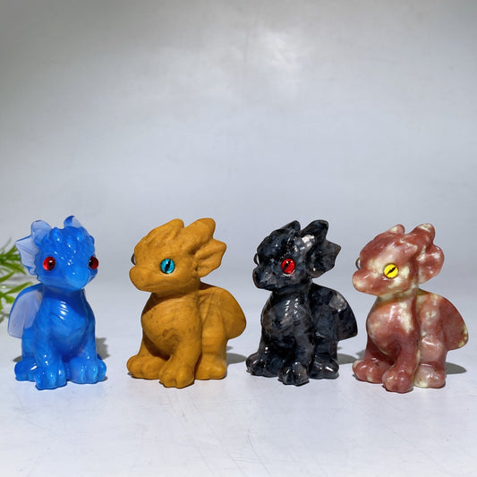 2.3" Crystal Dragon Carving Crystal Healing Bulk Wholesale