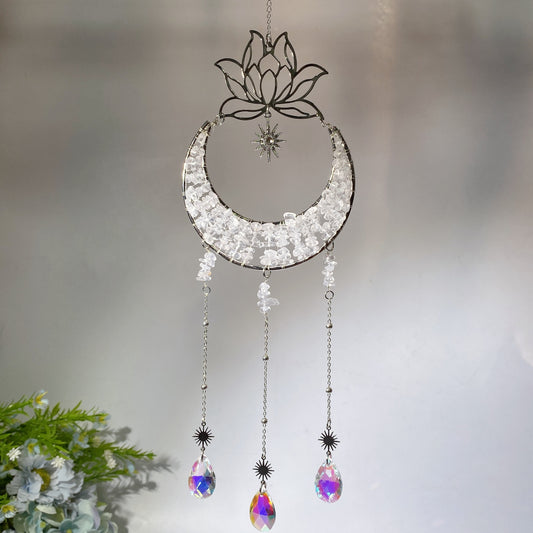 Crystal Chips Suncatcher Hanging Ornament Crystal Healing Bulk Wholesale