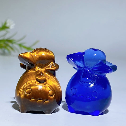 1.2" Chespin Pokemon Carving Crystal Healing Bulk Wholesale