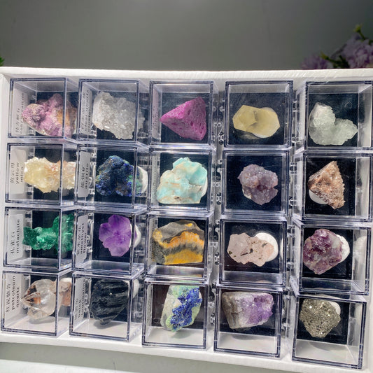 Mixed Crystal Specimen Box Collection Crystal Healing Bulk Wholesale