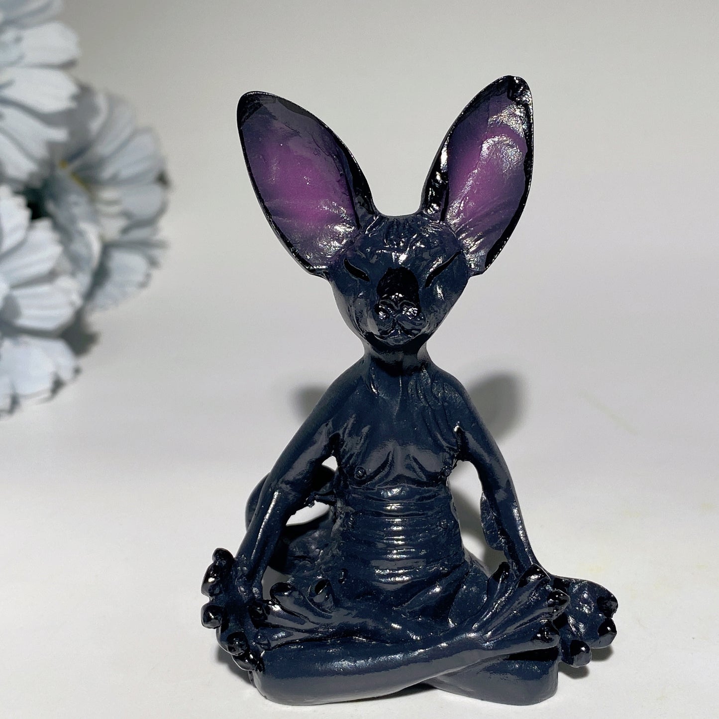 3.1" Medicate Statue Sphynx Cat Carvings Crystal Healing Bulk Wholesale