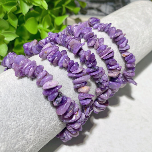 Charoite Chips Bracelet Crystal Healing Bulk Wholesale