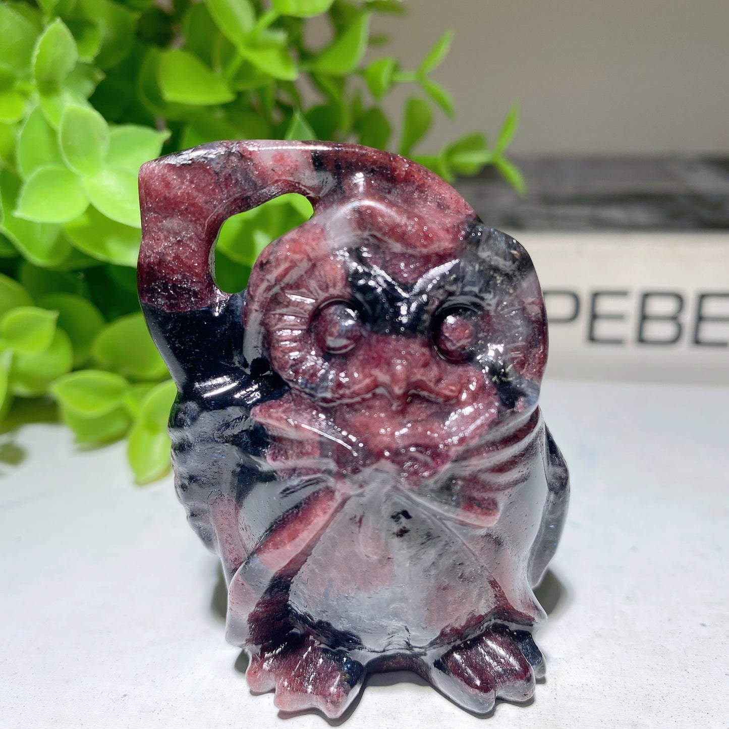 2.3" Mixed Crystal The Death Owl Carvings Crystal Healing Bulk Wholesale