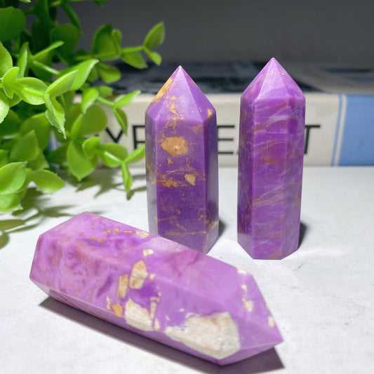 0.1kg 1.5"-2.5" American Purple Mica Points Crystal Healing Bulk Wholesale