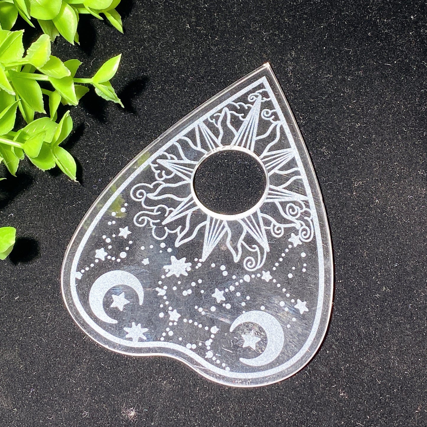 4.0" Acrylic Ouija Board with Printing Crystal Healing Bulk Wholesale