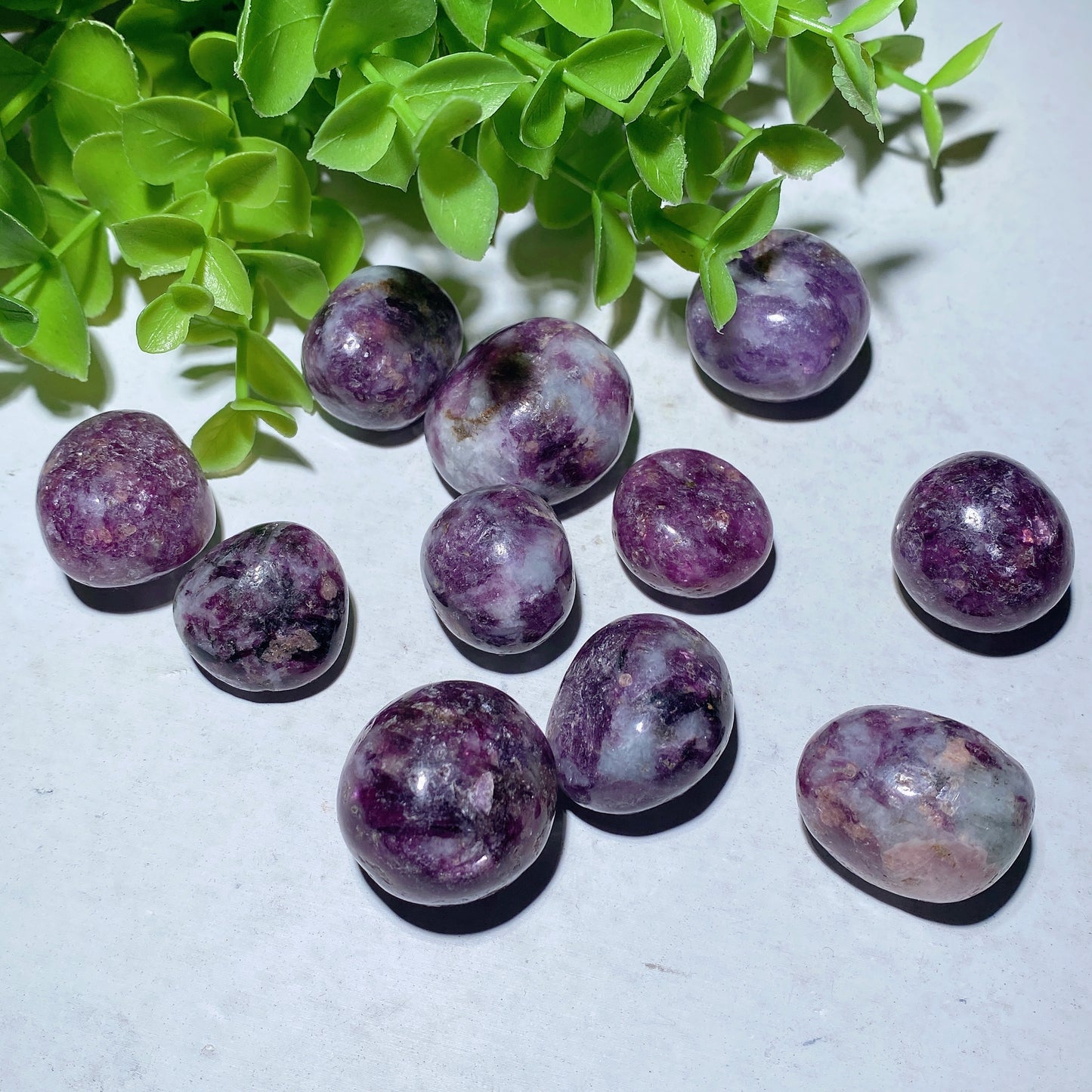 20-30mm Purple Lepidolite Tumbles Bag Crystal Healing Bulk Wholesale