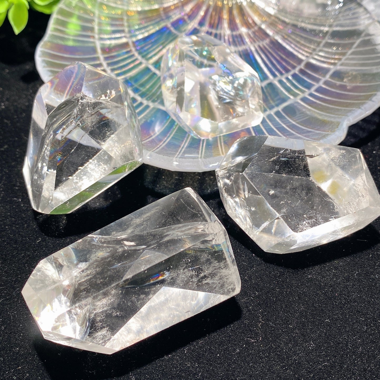 1.5"-2.0" Rainbow Clear Quartz Chunks Crystal Healing Bulk Wholesale