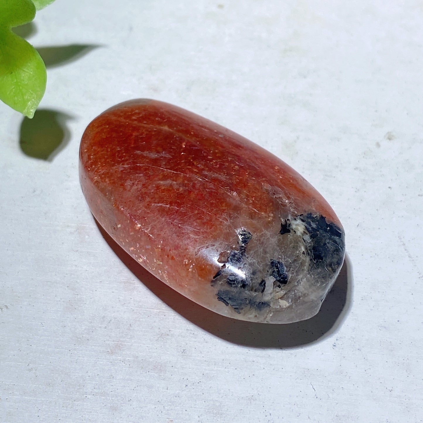 1.2"-1.5" Golden Sunstone Heart Palms Bag Crystal Healing Bulk Wholesale
