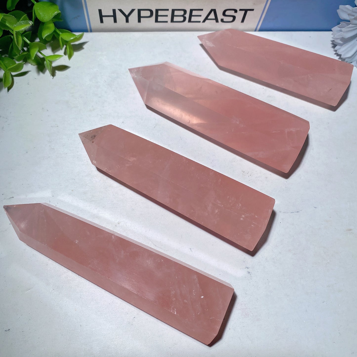3.5"-8.0" High Quality Rose Quartz Tower Crystal Healing Bulk Wholesale