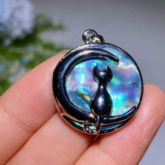 Abalone Shell Pendant Crystal Healing Bulk Wholesale