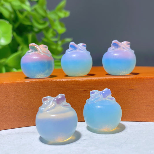 20mm Mini Opalite Christmas Series Carvings for Jewelry DIY Crystal Healing Bulk Wholesale