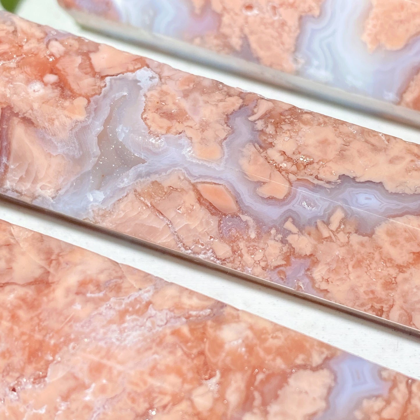 2.5"-4.0" Pink Flower Agate Points Crystal Healing Bulk Wholesale