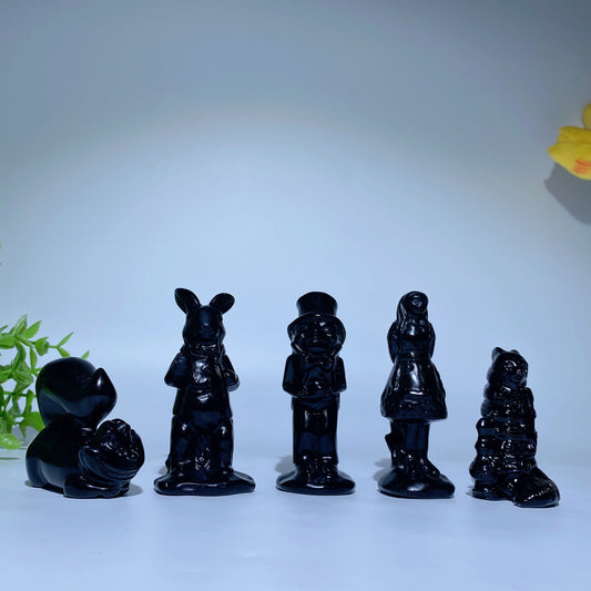 2.4"-3.1" Alice In Wonderland Series Crystal Character Carvings Crystal Healing Bulk Wholesale