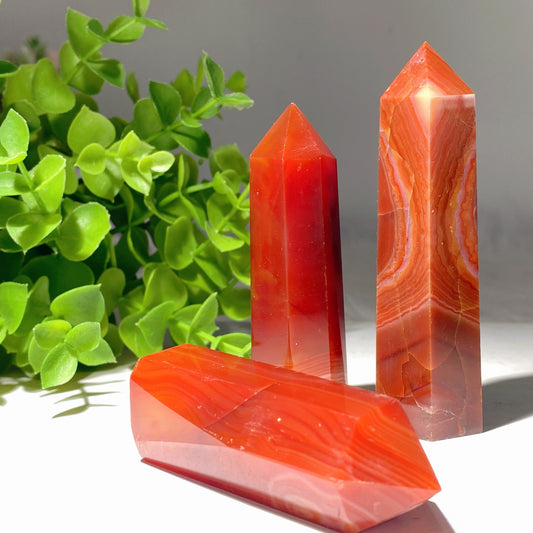 2.5"-4.0" Sardonyx Points Crystal Healing Bulk Wholesale