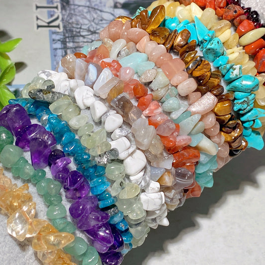 5-9mm Mixed Crystal Chips Bracelet Crystal Healing Bulk Wholesale