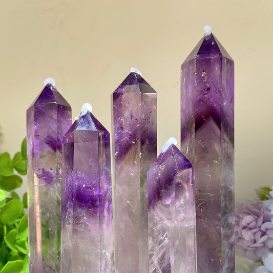 4.0"-8.0" Amethyst Tower Crystal Healing Bulk Wholesale