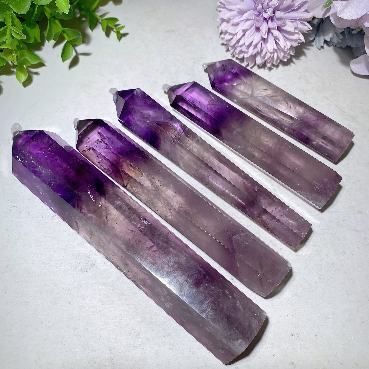 4.0"-8.0" Amethyst Tower Crystal Healing Bulk Wholesale