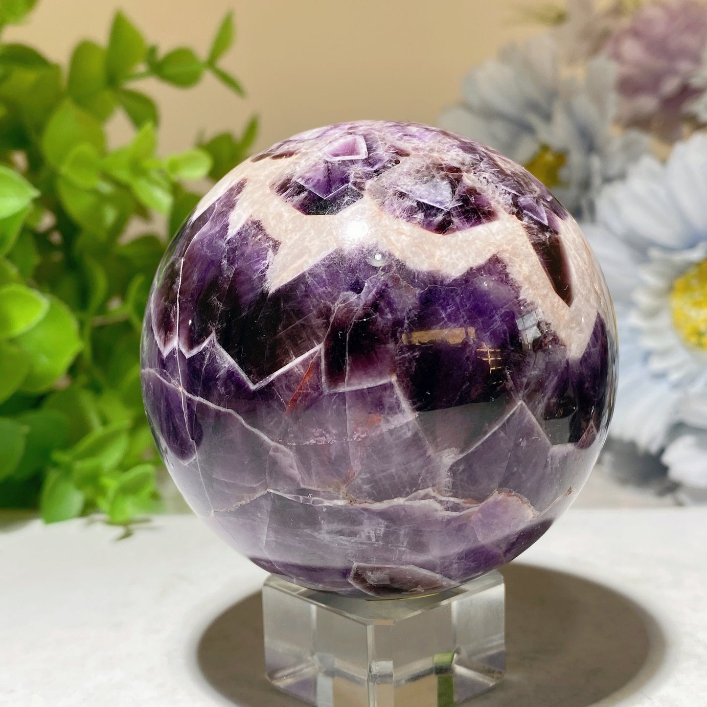 2.0"-2.5" Indonesia Amethyst Sphere Crystal Healing Bulk Wholesale