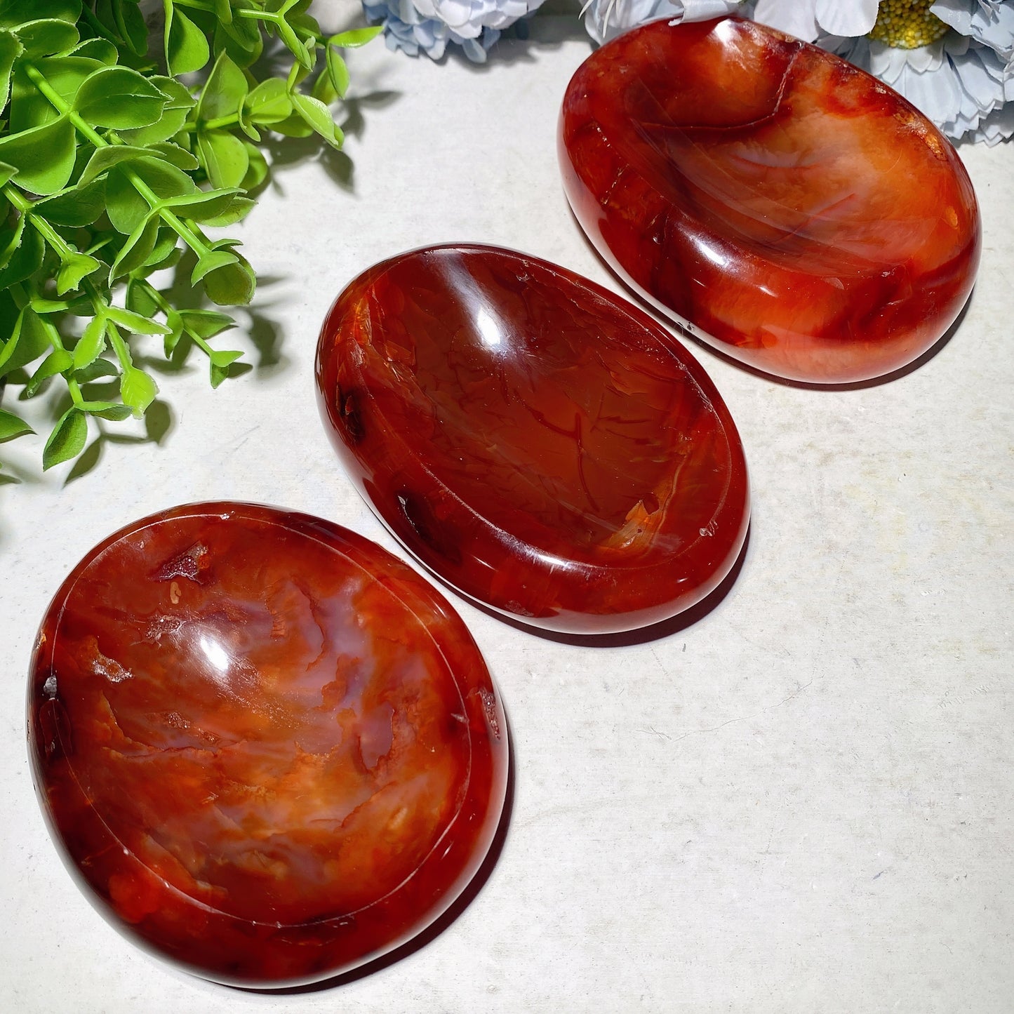 3.3"-3.8" Carnelian Bowl Carvings Crystal Healing Bulk Wholesale