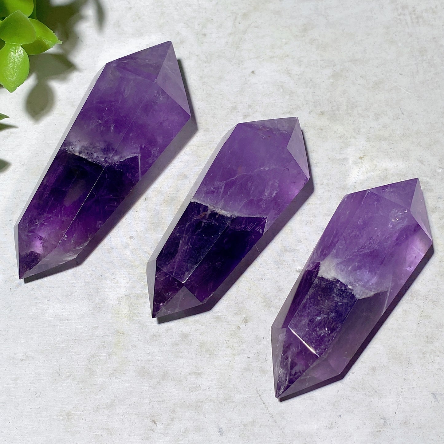 2.0"-2.4" Amethyst DT Points Crystal Healing Bulk Wholesale
