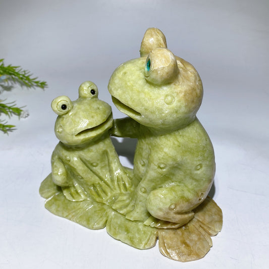 Hand Carved Serpentine Frogs Free Form Crystal Healing Bulk Wholesale