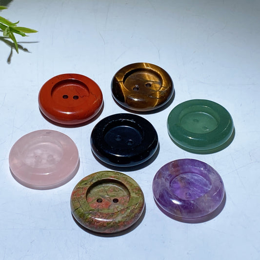 3cm Crystal Button Crystal Healing Bulk Wholesale