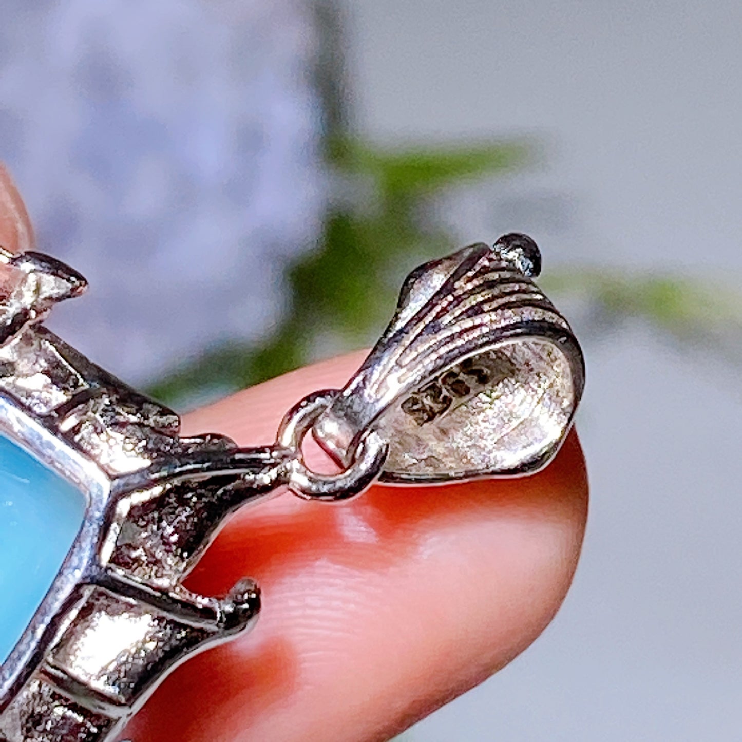 Sterling Silver Larimar Pendant Crystal Healing Bulk Wholesale