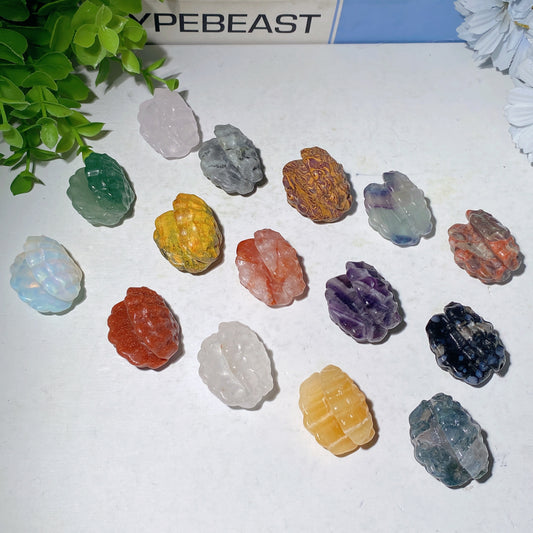 1.3" Mixed Crystal Shell Carvings Crystal Healing Bulk Wholesale