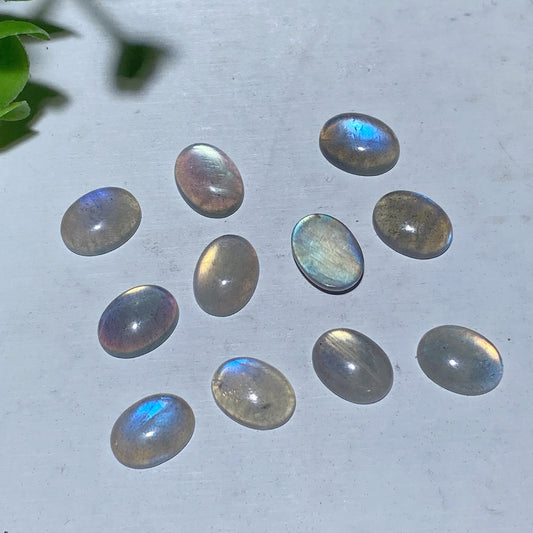12-20mm Peach Moon Stone Malachite Surface for Jewelry DIY Crystal Healing Bulk Wholesale