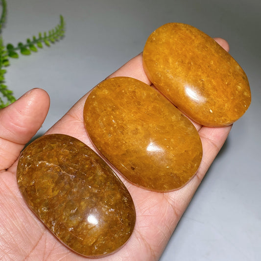 Golden Healer Heart Palm Crystal Healing Bulk Wholesale
