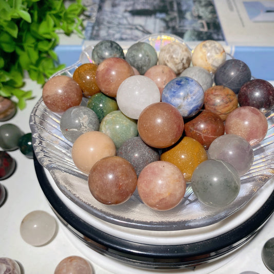 20mm Mixed Crystal Sphere Bag Crystal Healing Bulk Wholesale