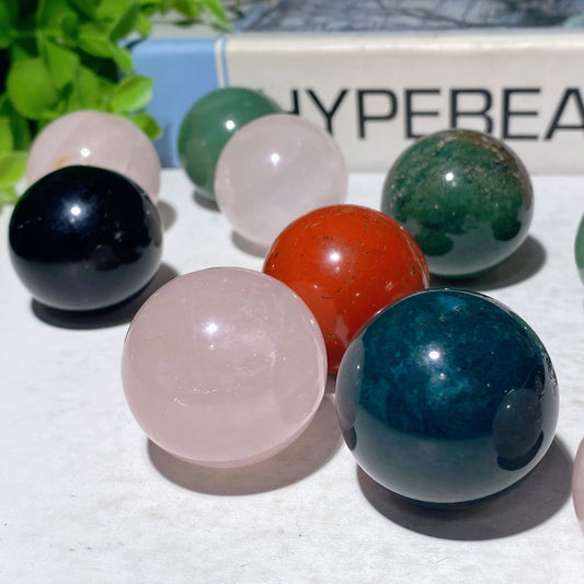 30mm Mixed Crystal Sphere Bag Crystal Healing Bulk Wholesale